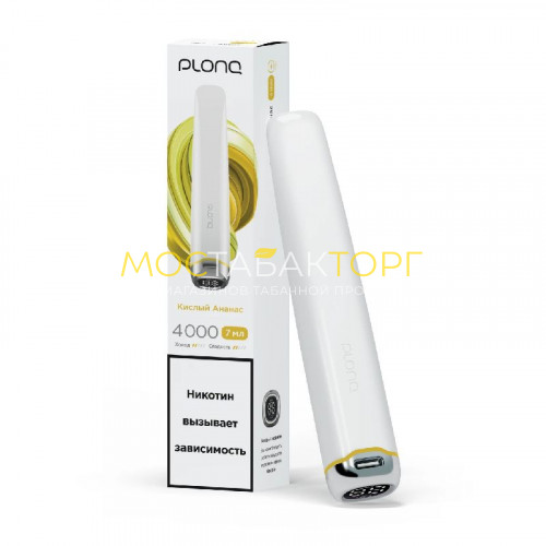 Электронные сигареты Plonq Plus Pro - Кислый ананас