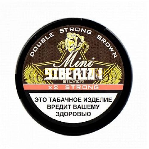 Жевательный табак Siberia - Brown Mini X2 Strong 10 гр ( -80°C)