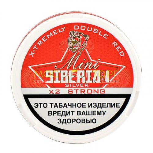 Жевательный табак Siberia - Silver Mini X2 Strong 10 гр ( -80°C)