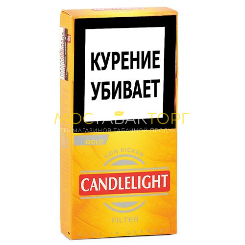 Сигариллы Candlelight Filter - Gold (Vanilla)