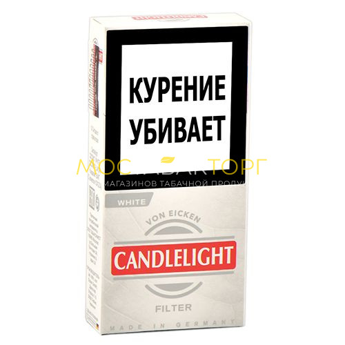 Сигариллы Candlelight Filter - White (Coconut)
