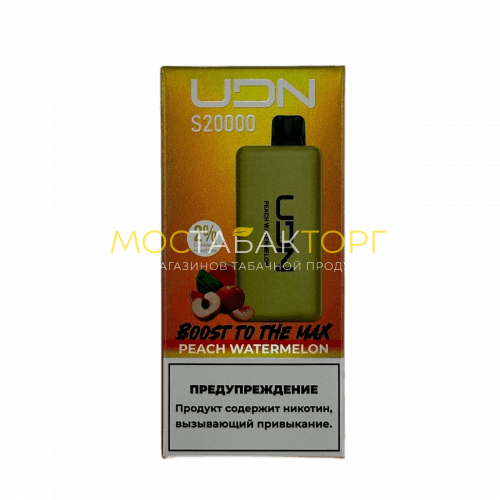 Электронные сигареты UDN S 20000 Персик арбуз 2%