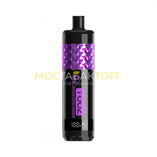 Электронные сигареты YOOZ SHISHA 14000 Виноград чёрная смородина
