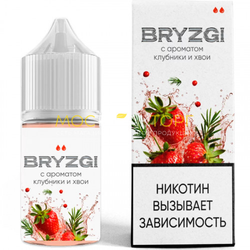 Жидкость для электронных сигарет Bryzgi Hard - Хвоя клубника